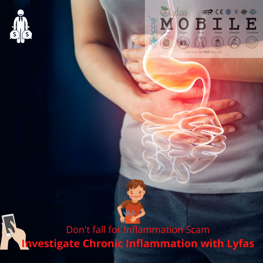 Chronic Inflammation Investigation, Diagnosis, Monitoring With Non-Invasive Clinical-Grade Highly Accurate tool Lyfas