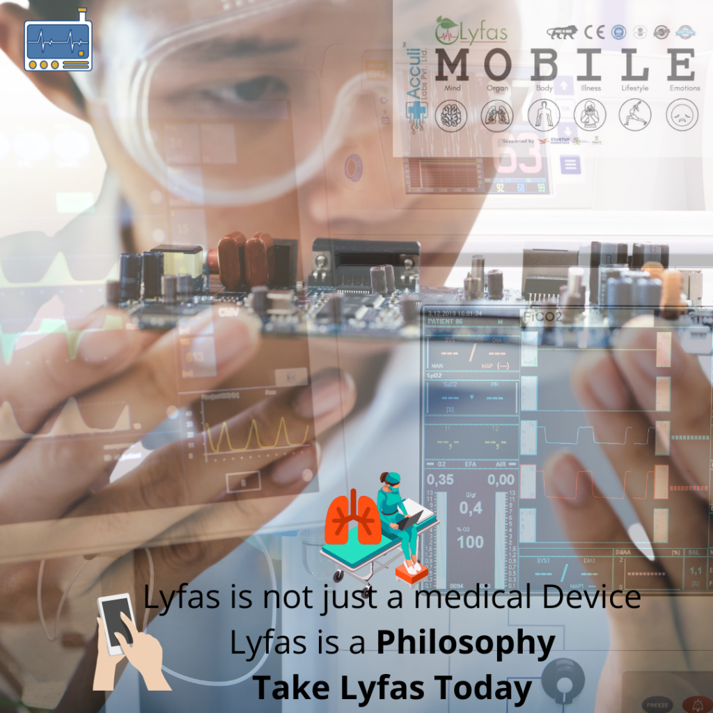 Lyfas combines exceptional science, excellent technology, extraordinary human value chain for a non-invasive medical diagnosis, screening, monitoring and therapeutics with Healing